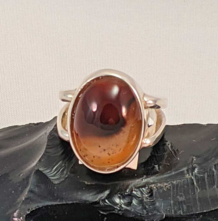 Turkish Ring - Silver 925 (Chandi) Brown Agate (Aqeeq) Ring | Silver rings,  Turkish rings, Unique rings
