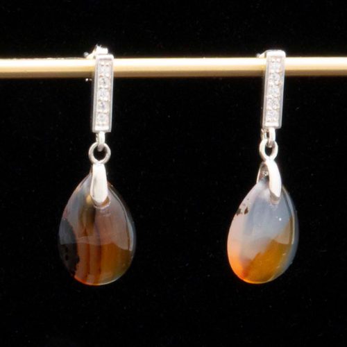 Montana Moss Agate Earrings
