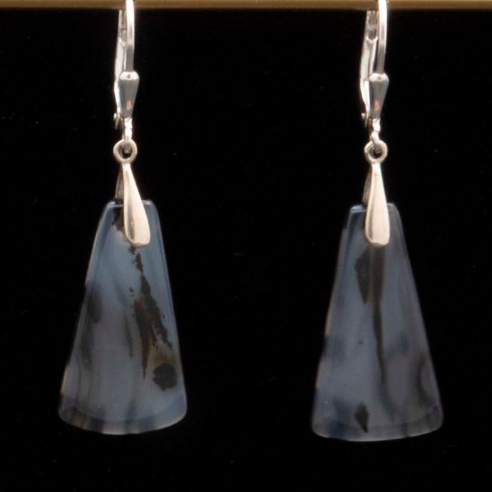 Montana Moss Agate Earrings