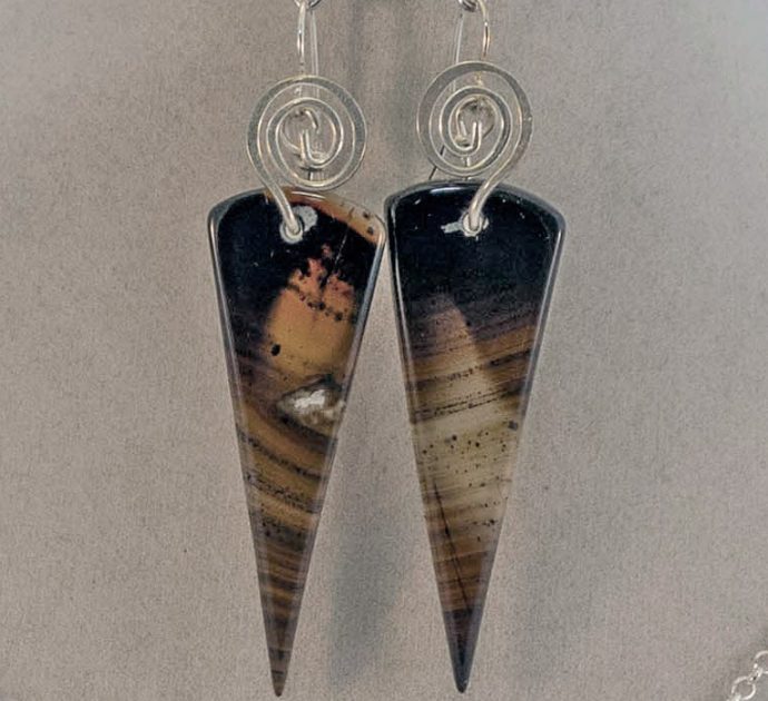 Montana Moss Agate Earrings