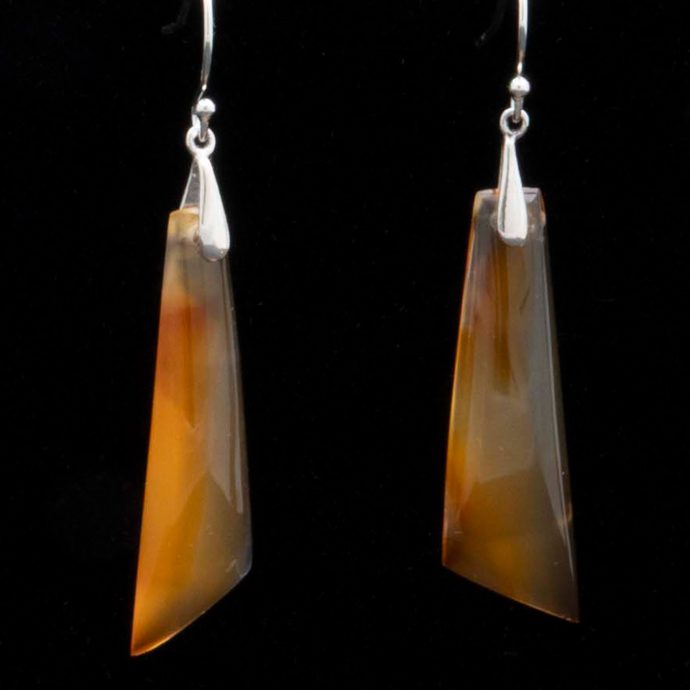 Montana Moss Agate Earrings