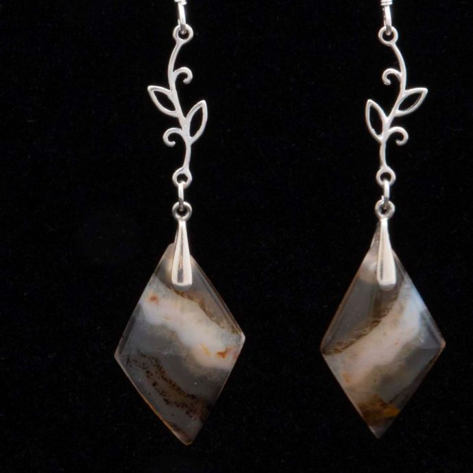 Montana Moss Agate Earrings