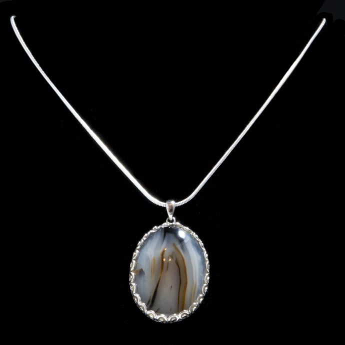 Montana Moss Agate Necklace