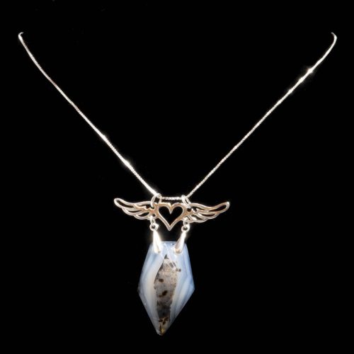 Montana Moss Agate Festoon Necklace