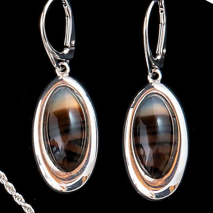 Montana Moss Agate Earrings