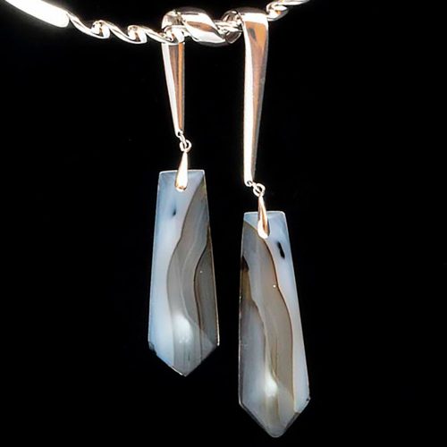 Montana Moss Agate Drape Choker