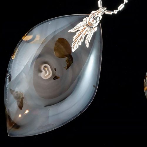 Montana Moss Agate Freeform Necklace