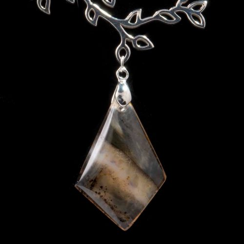 Montana Moss Agate Festoon Necklace