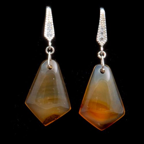 Montana Moss Agate Earrings