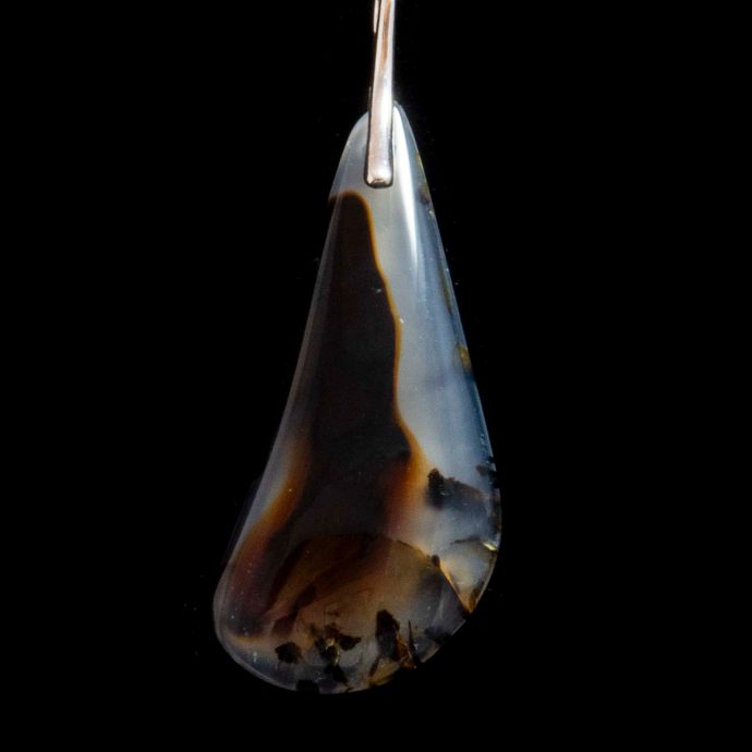 Montana Moss Agate Freeform Pendant