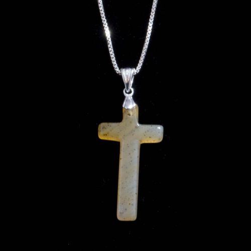 Montana Moss Agate Cross