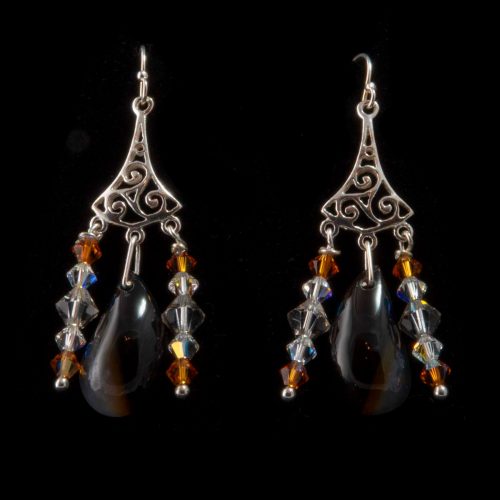 Montana Moss Agate Earrings