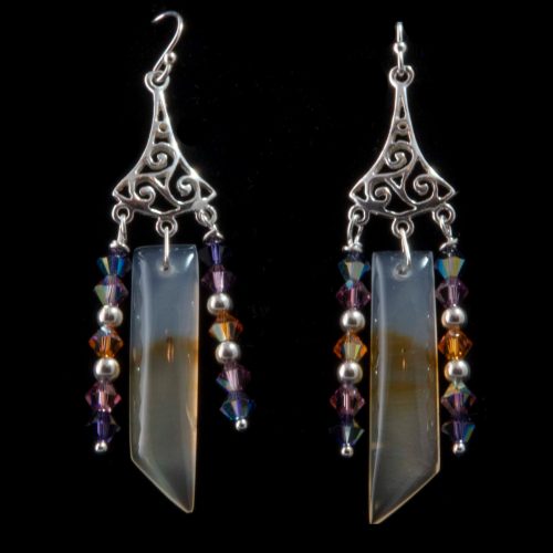 Montana Moss Agate Earrings