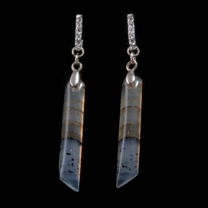 Montana Moss Agate Earrings