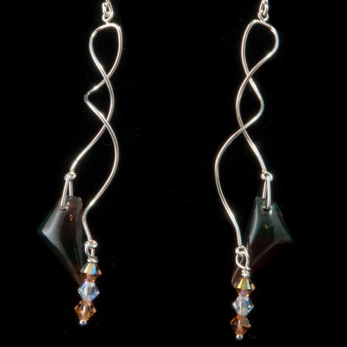 Montana Moss Agate Earrings