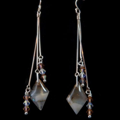 Montana Moss Agate Earrings