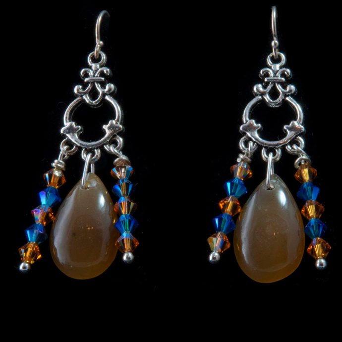 Montana Moss Agate Earrings