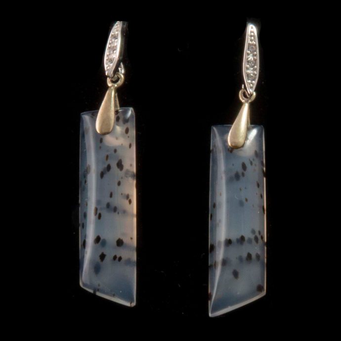 Montana Moss Agate Earrings