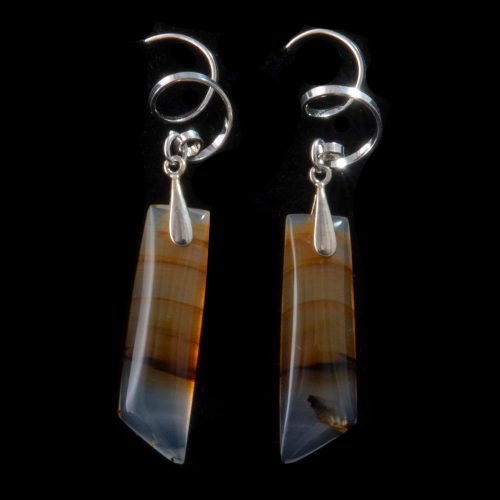 Montana Moss Agate Earrings