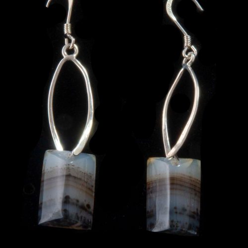 Montana Moss Agate Earrings