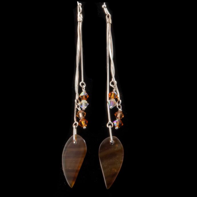 Montana Moss Agate Earrings