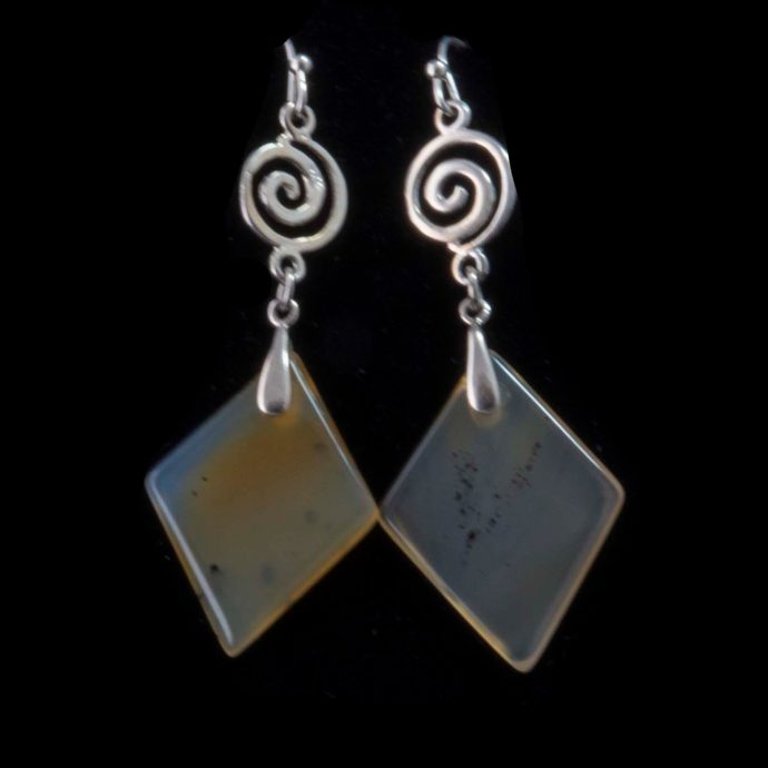 Montana Moss Agate Earrings