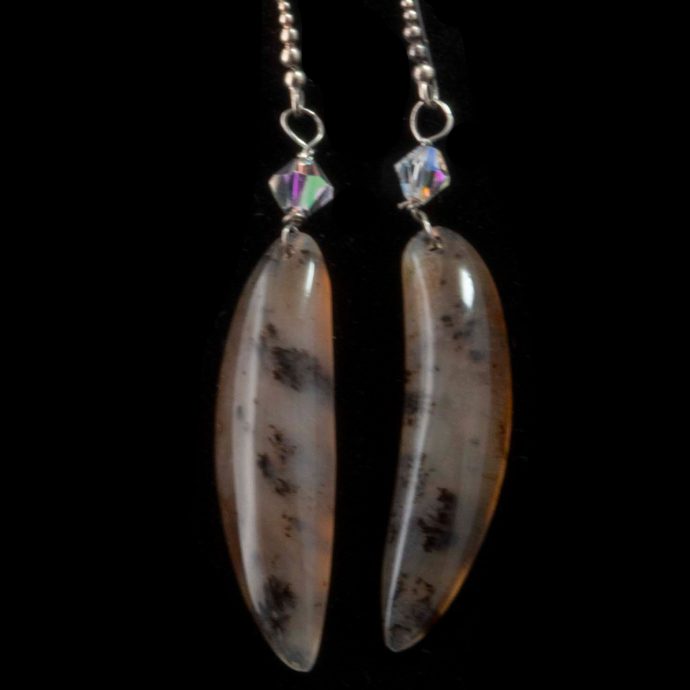 Montana Moss Agate Earrings