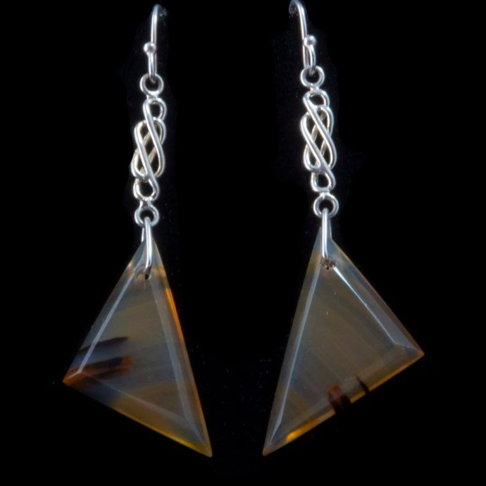 Montana Moss Agate Earrings