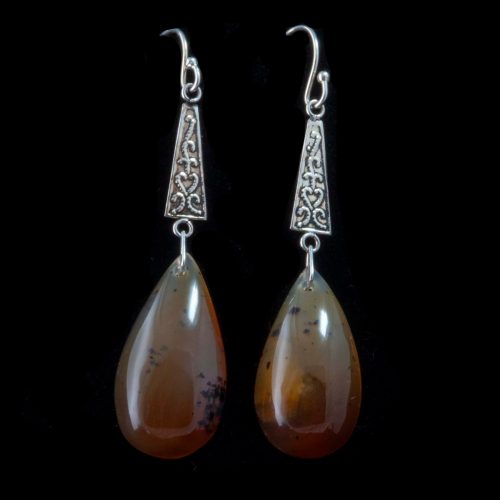 Montana Moss Agate Earrings
