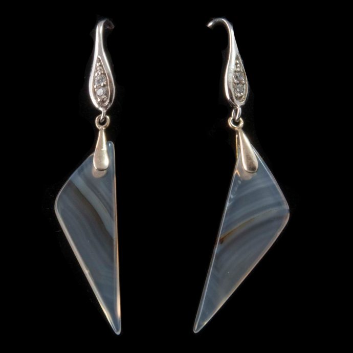 Montana Moss Agate Earrings