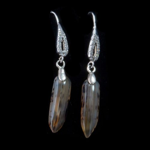 Montana Moss Agate Earrings