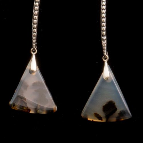Montana Moss Agate Earrings