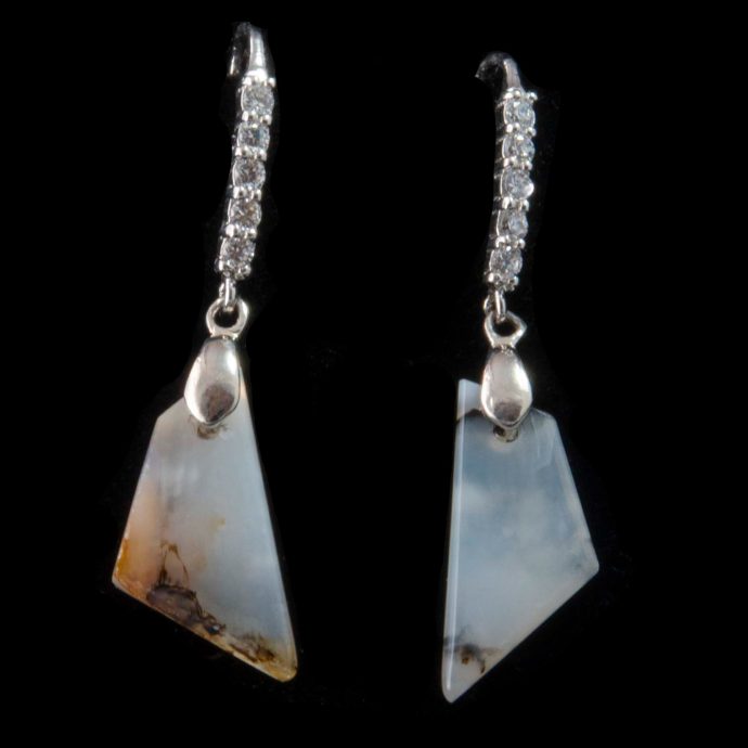 Montana Moss Agate Earrings