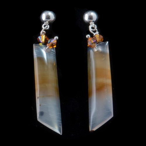 Montana Moss Agate Earrings