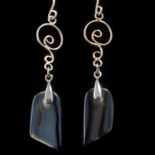 Montana Moss Agate Earrings