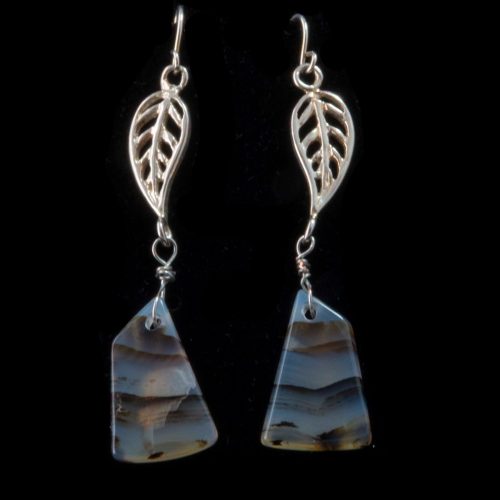 Montana Moss Agate Earrings