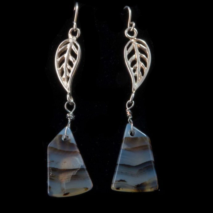 Montana Moss Agate Earrings