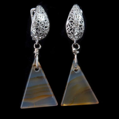 Montana Moss Agate Earrings