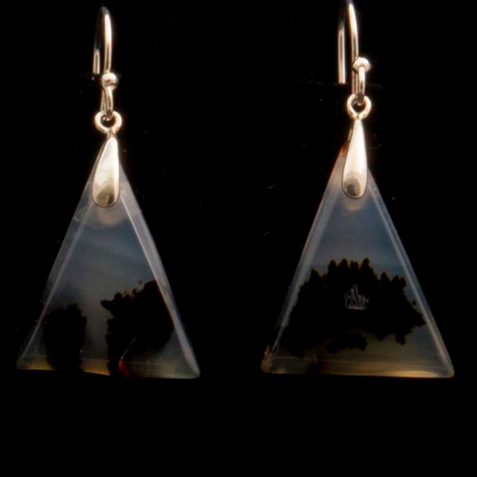Montana Moss Agate Earrings