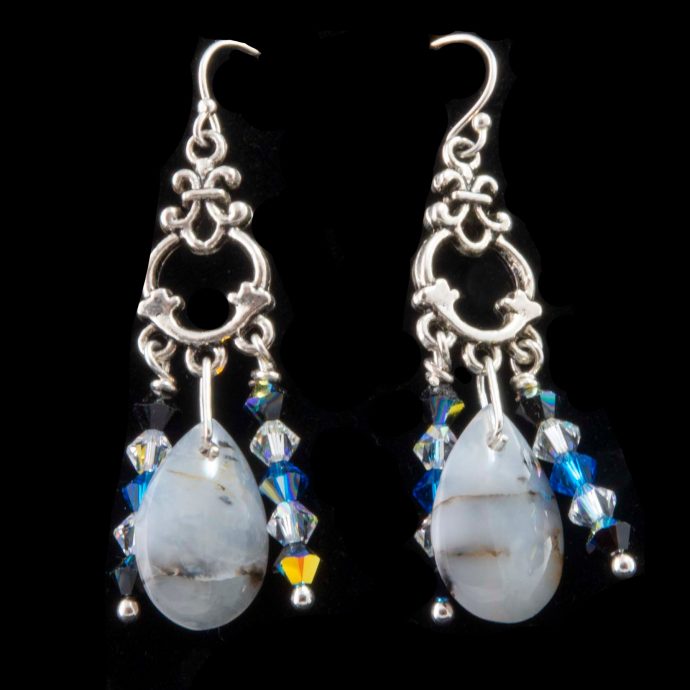 Montana Moss Agate Earrings