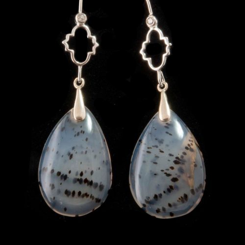 Montana Moss Agate Earrings