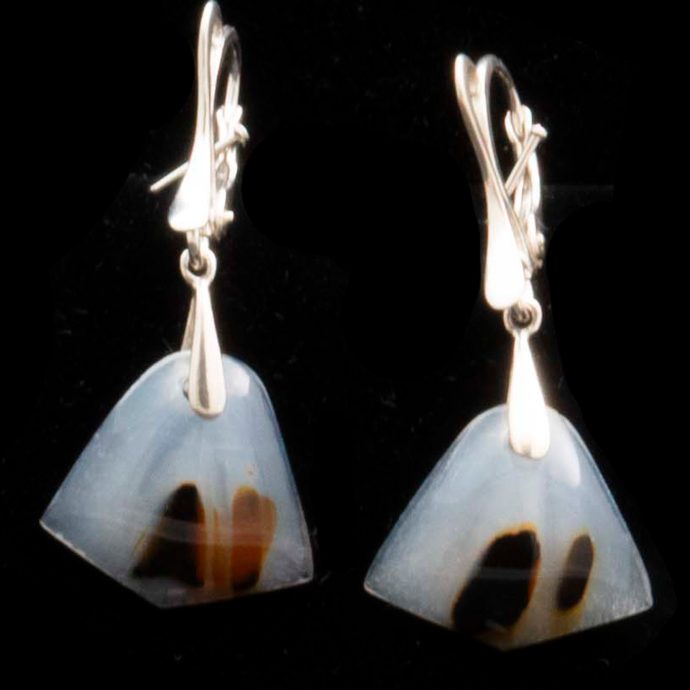 Montana Moss Agate Earrings