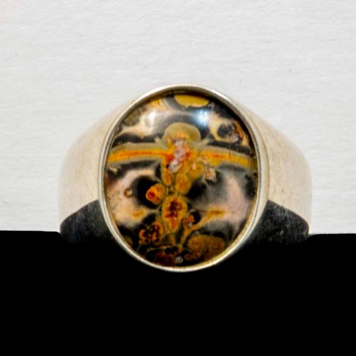 Leopard Skin Jasper Ring