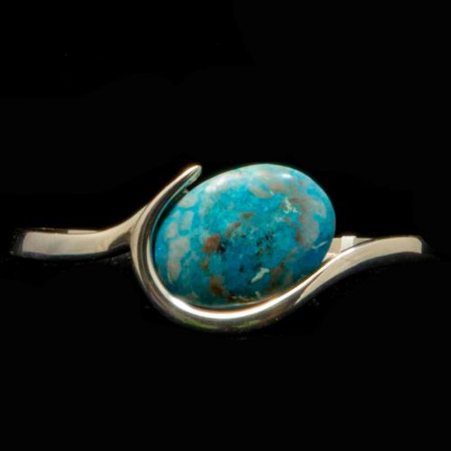 Turquoise/Chrysocolla Infinity Bracelet