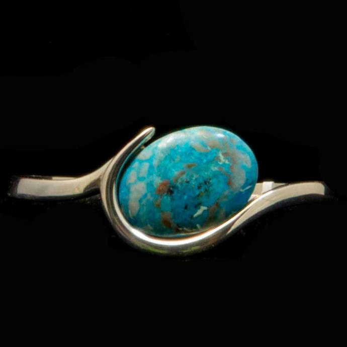 Turquoise/Chrysocolla Infinity Bracelet