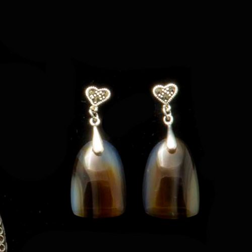 Montana Moss Agate Earrings