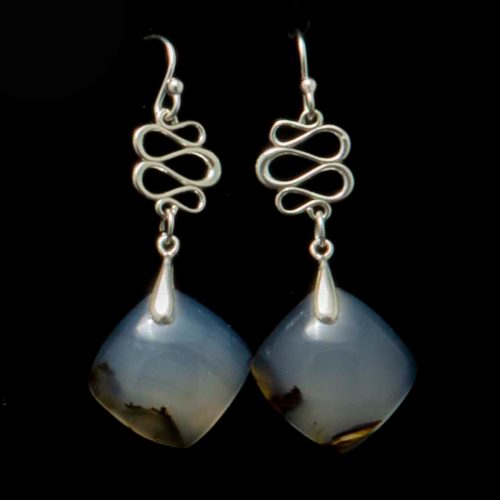 Montana Moss Agate Earrings