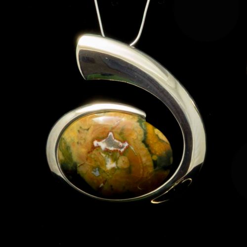 Ocean Jasper Infinity Pendant