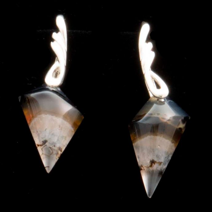 Montana Moss Agate Earrings