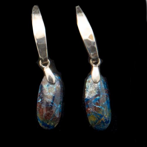 Shattuckite Earrings